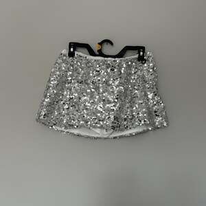Sequin Beaded Mini Skirt with Built In Shorts | Sparkly Party